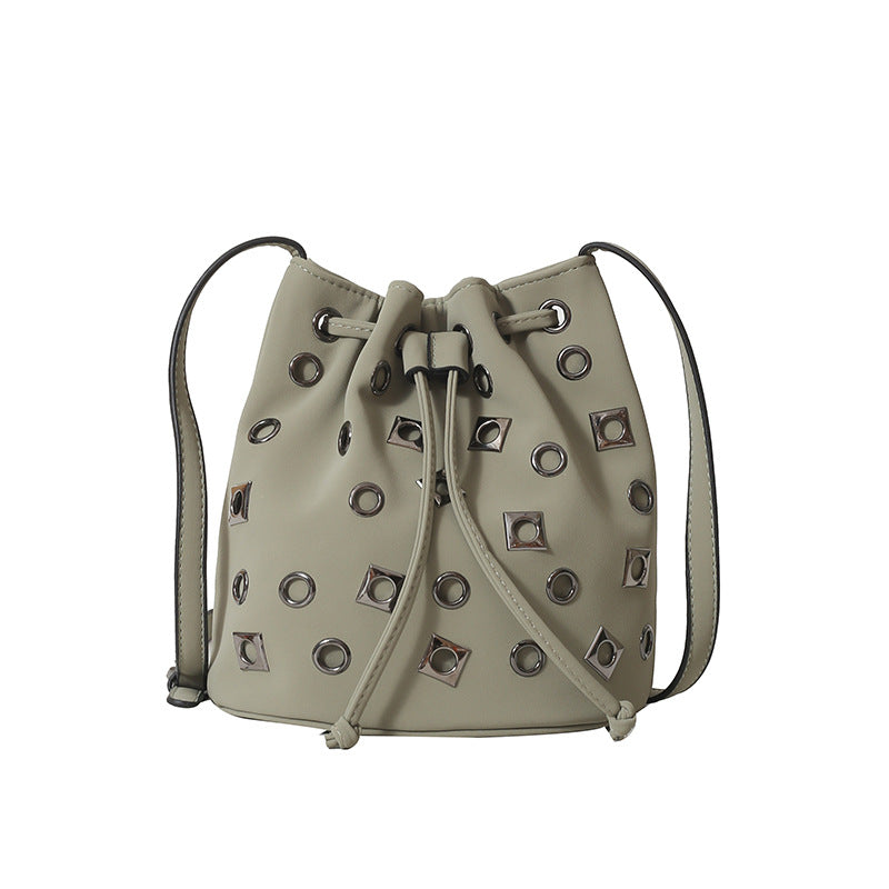 Stylish Drawstring Bucket Bag