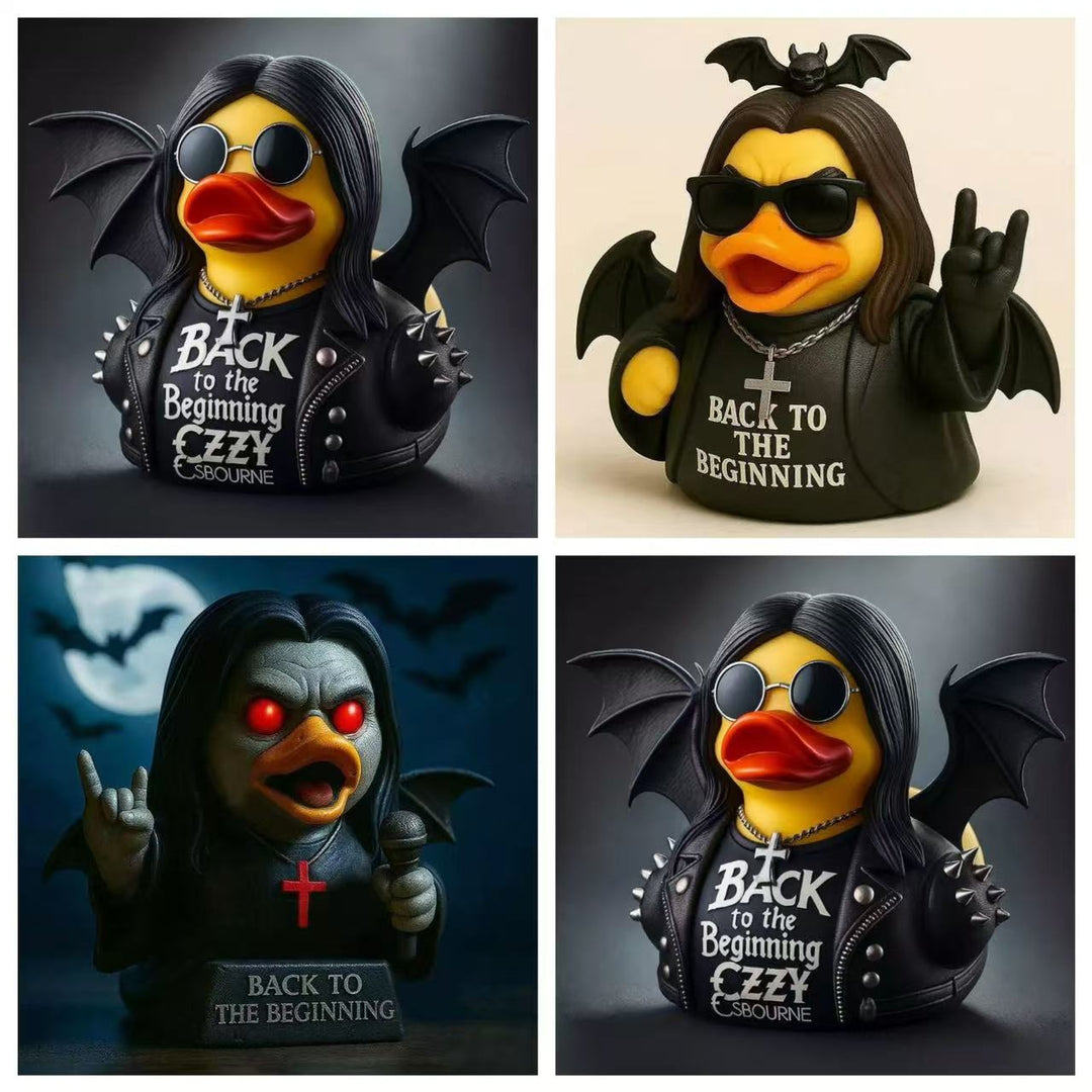 Funny rubber duck with rocker design Bowlift