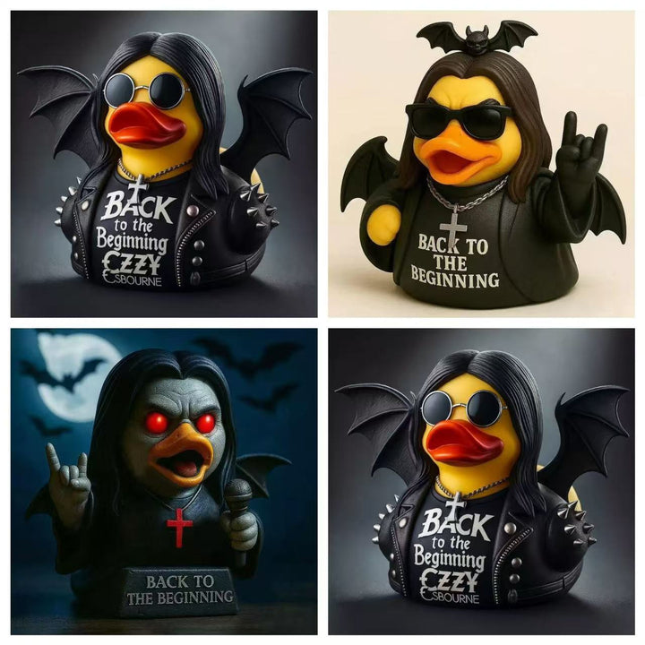Funny rubber duck with rocker design Bowlift