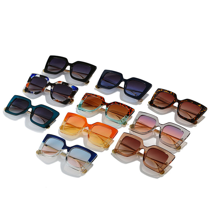 Oversized Geometric Fashion Sunglasses Bowlift