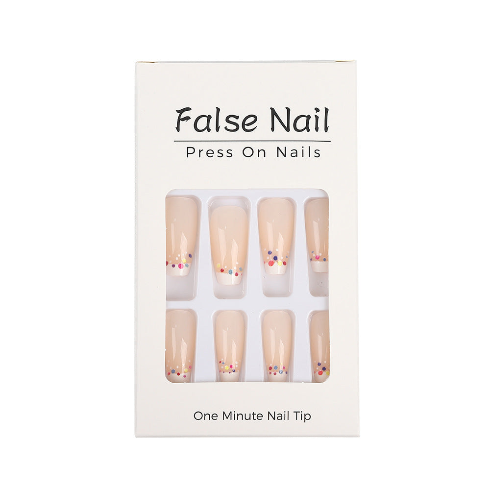 Creative artificial nails with colorful accents Bowlift