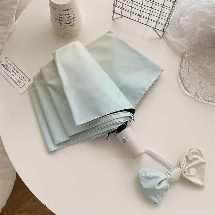Women's Foldable Umbrella with User-Friendly Opening Mechanism Bowlift