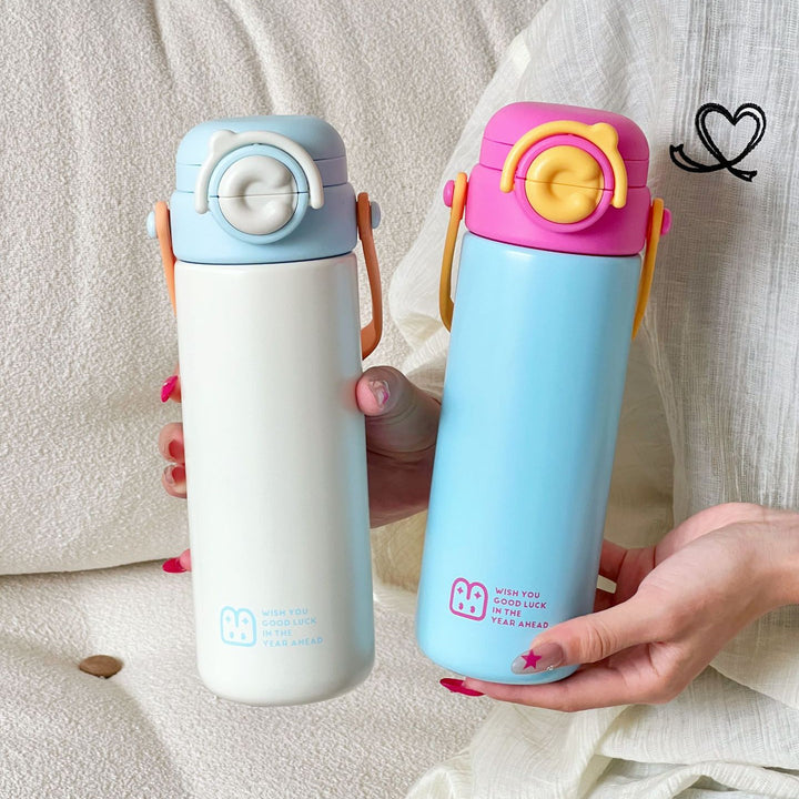 Ladies Insulated Motivational Water Bottle Bowlift