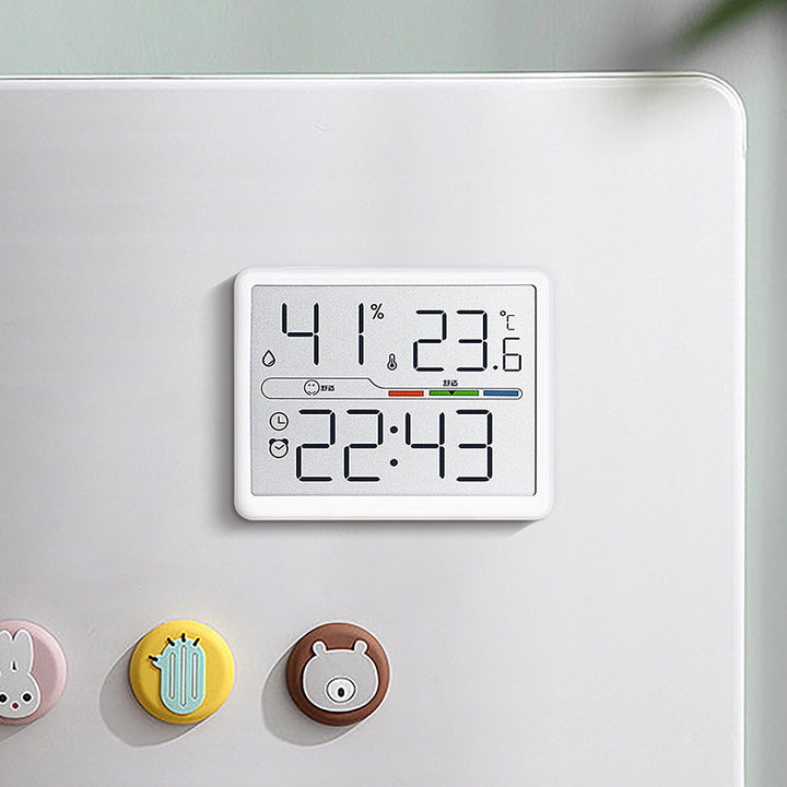 Digital Thermo-Hygrometer Alarm Clock Bowlift