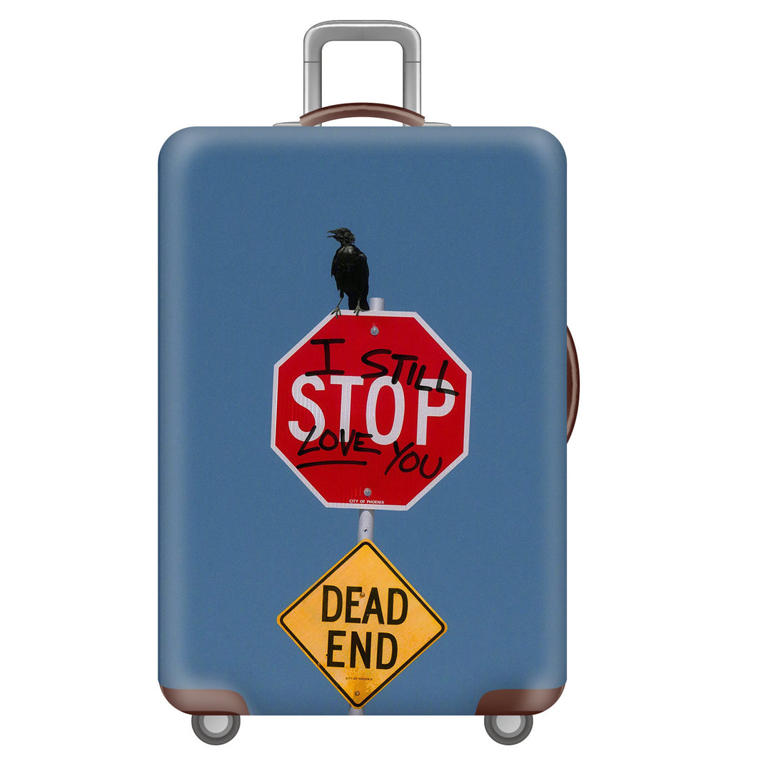 Unisex nan robust hard-shell suitcase with artistic face portrait print and 360° wheels Bowlift