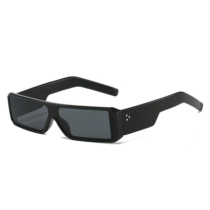 Men's Bold Geometric Shield Sunglasses Bowlift