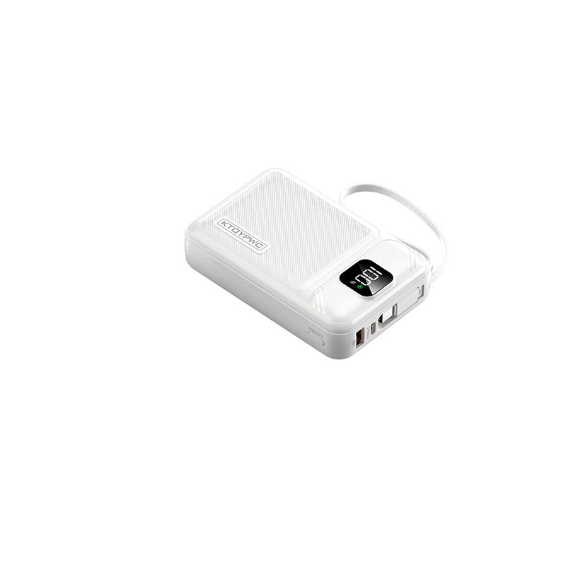 Portable power bank with intelligent charging management and LCD display Bowlift