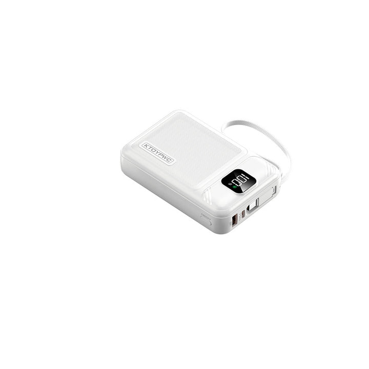 Portable power bank with intelligent charging management and LCD display Bowlift