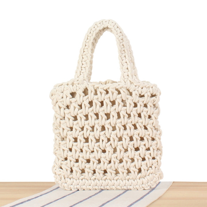 Stylish Macrame Tote Bag Bowlift