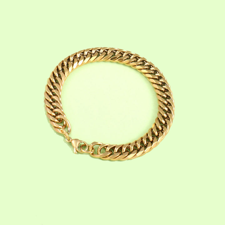Bold Interwoven Chain Bracelet Bowlift