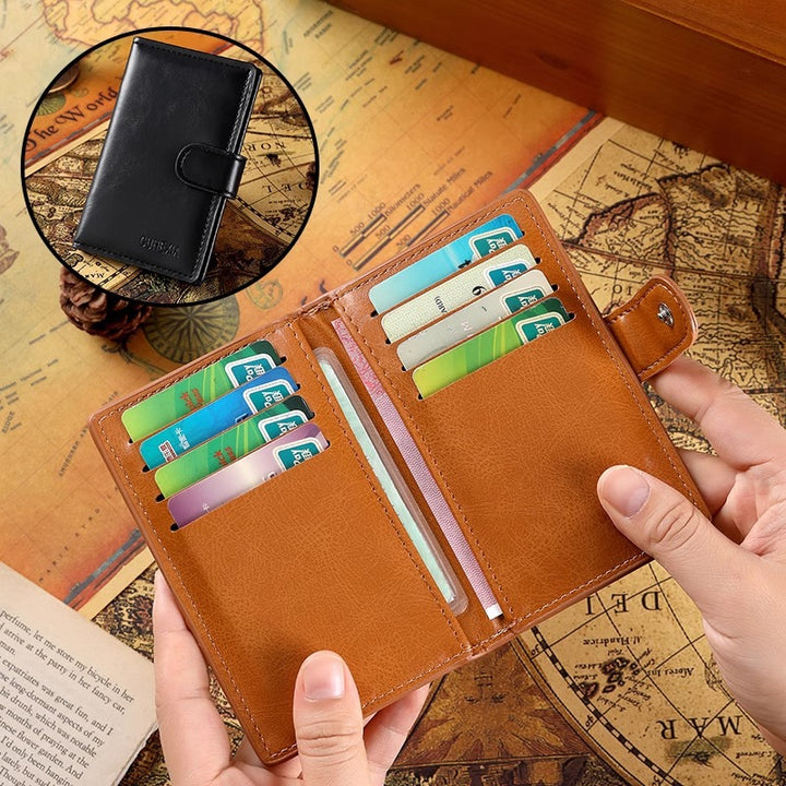 RFID-Blocking Leather Card Holder Bowlift