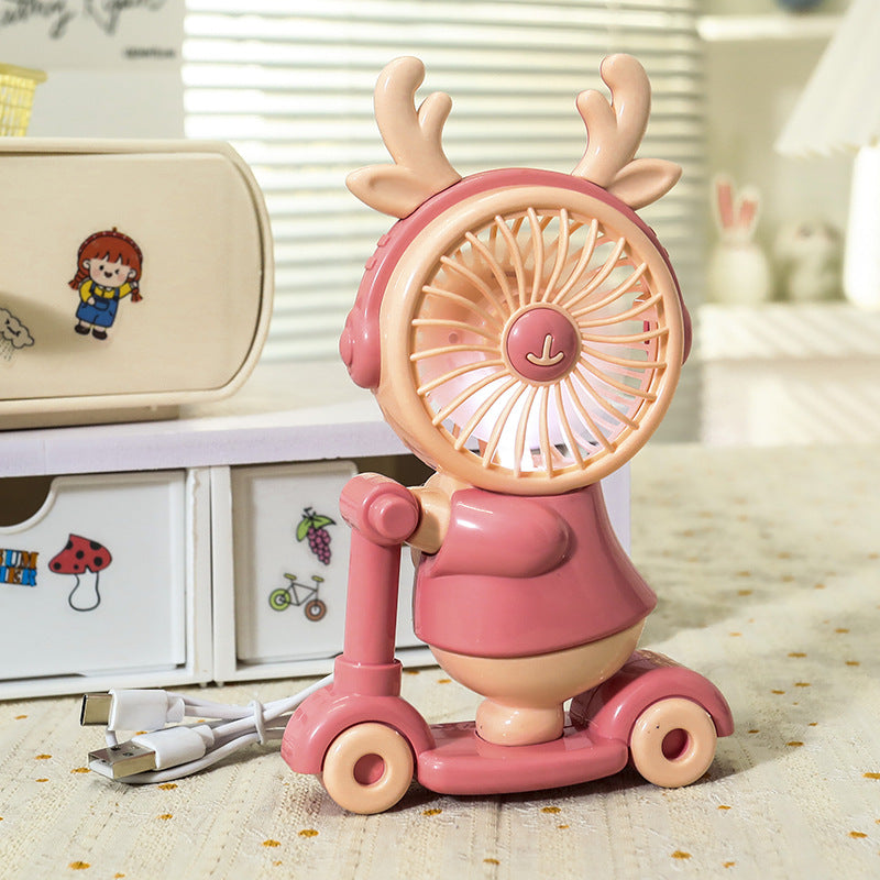 Ladies USB fan in creative animal design Bowlift