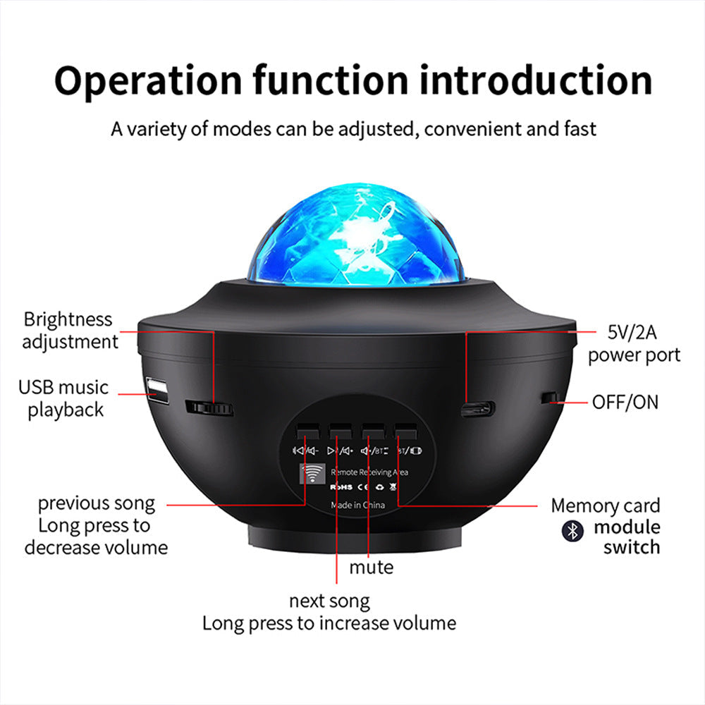 Galaxy Speaker Party Lighting | Bowlift