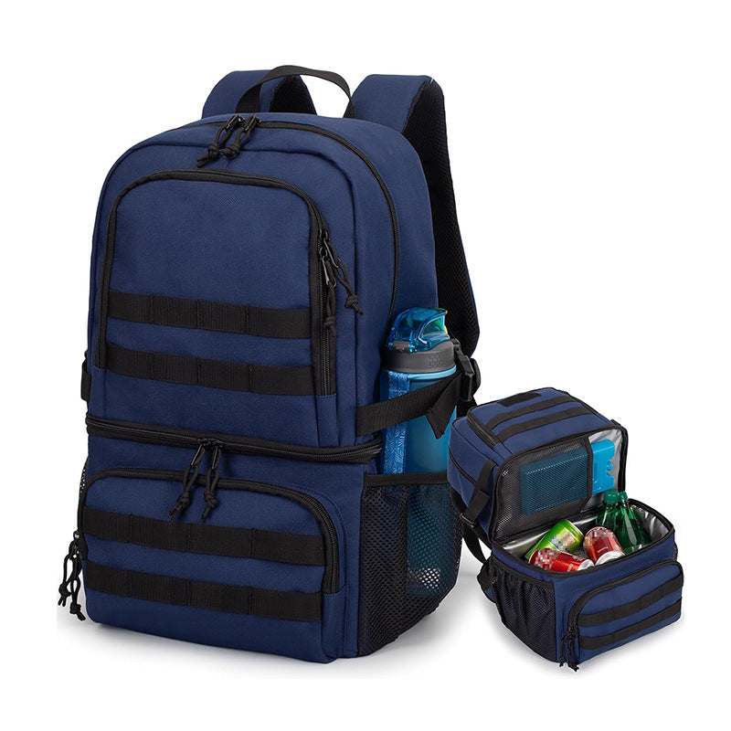 Multifunctional outdoor backpack with cooler Bowlift