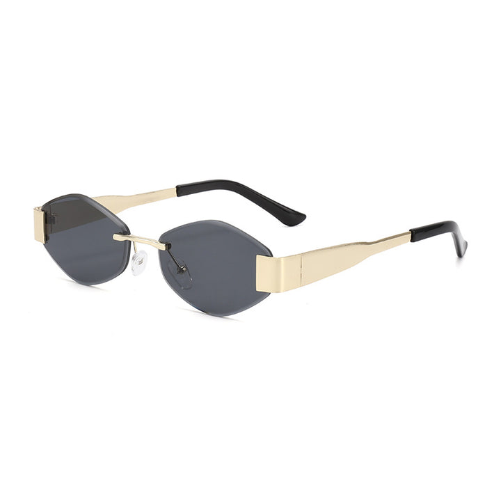 Women's fashionable sunglasses with elegant octagonal frame and UV protection Bowlift