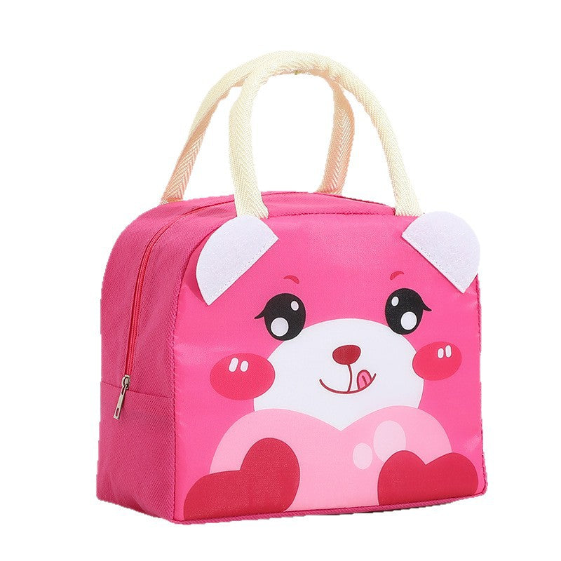 Insulated Lunch Bag in Cheerful Crocodile Design Bowlift