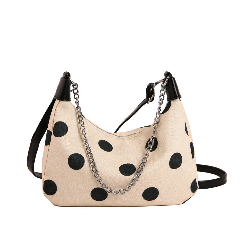 WoPolka Dot Patterned Crossbody Handbag Bowlift