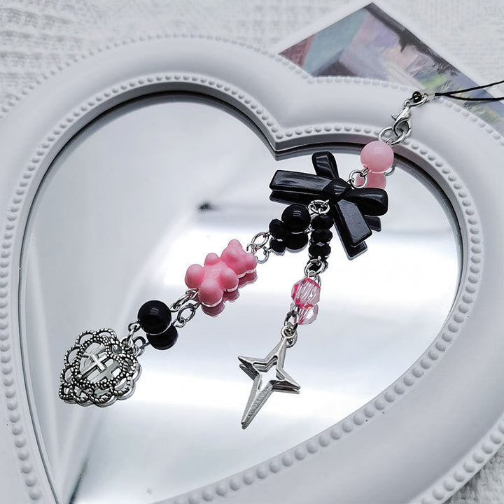 Playful Themed Charm Keychain Bowlift