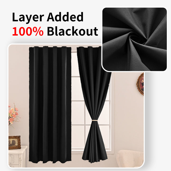 Premium 100% Blackout Window Curtain