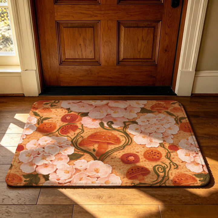 Decorative Football-Themed Area Mat