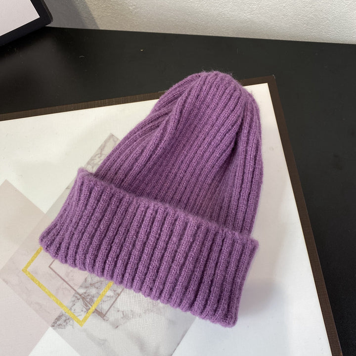 Warm Ribbed Knit Beanie