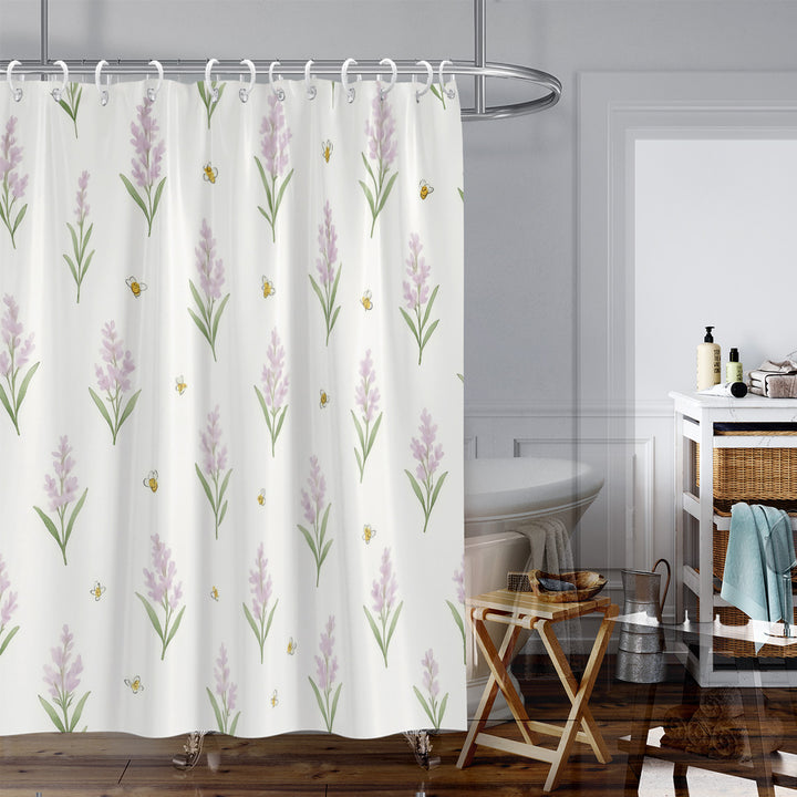 Bath Shower Curtain Bowlift