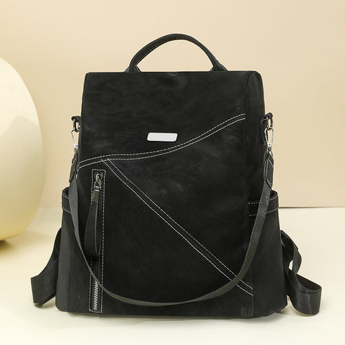 Stylish Multi-Functional Leather Backpack Bowlift