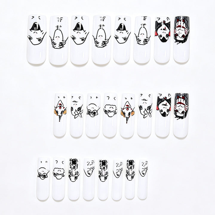 Themed Character Nail Art Decals Bowlift