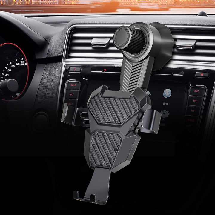 Adjustable gravity air vent smartphone car mount with full rotation joint Bowlift