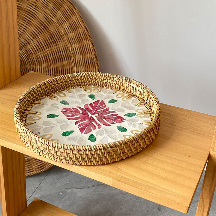 Women's Round Mosaic Serving Platter Bowlift