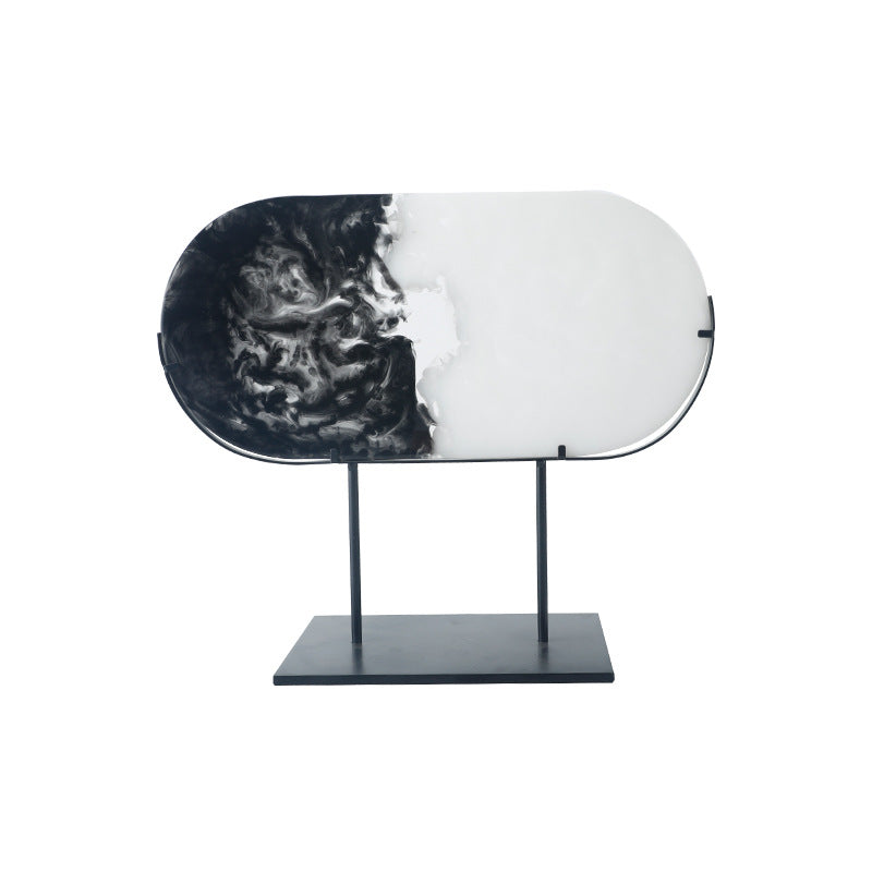 Abstract Decorative Resin Sculpture