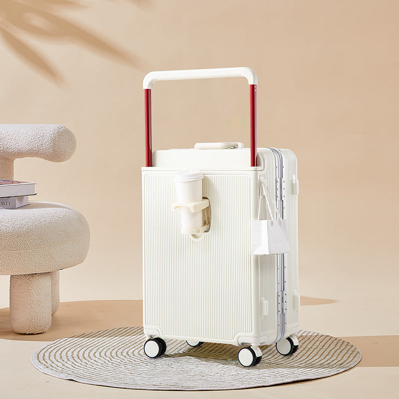 Compact Rolling Cabin Suitcase Bowlift