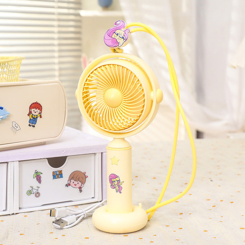 Women's Portable Handheld Fan with Flexible Mounting System Bowlift