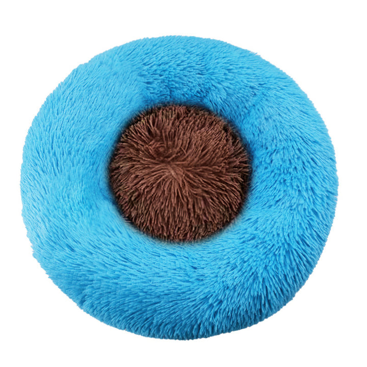 Round Plush Sleeping Bed  Dog Bed