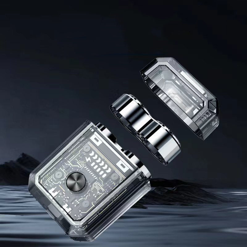 BowLift | Transparent Mini Dual-Head Electric Shaver
