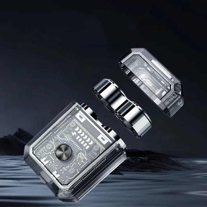 BowLift | Transparent Mini Dual-Head Electric Shaver