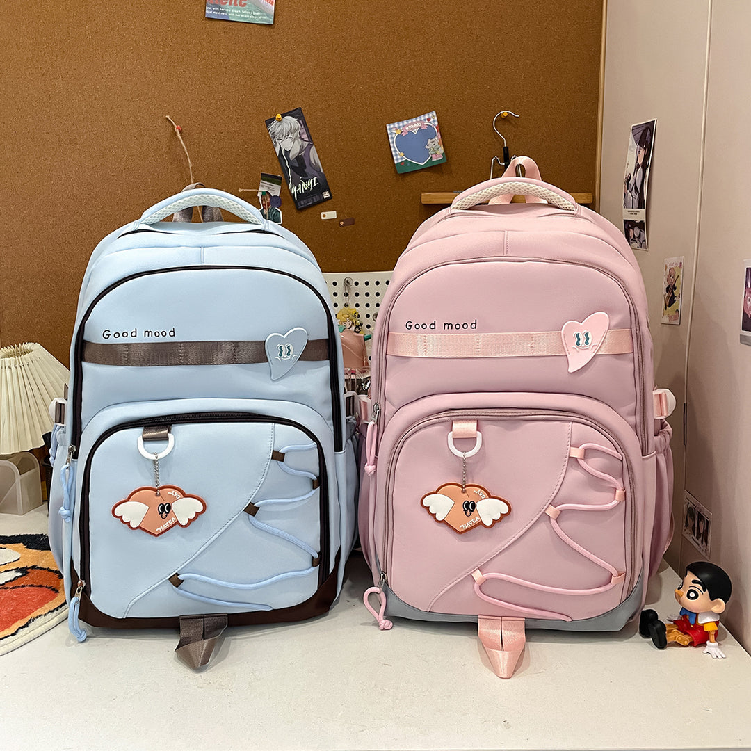 Backpack with Stylish Design and Practical Exterior Pockets Bowlift