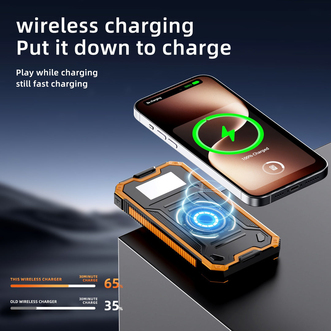 Robust Powerbank with Wireless Charging Function Bowlift