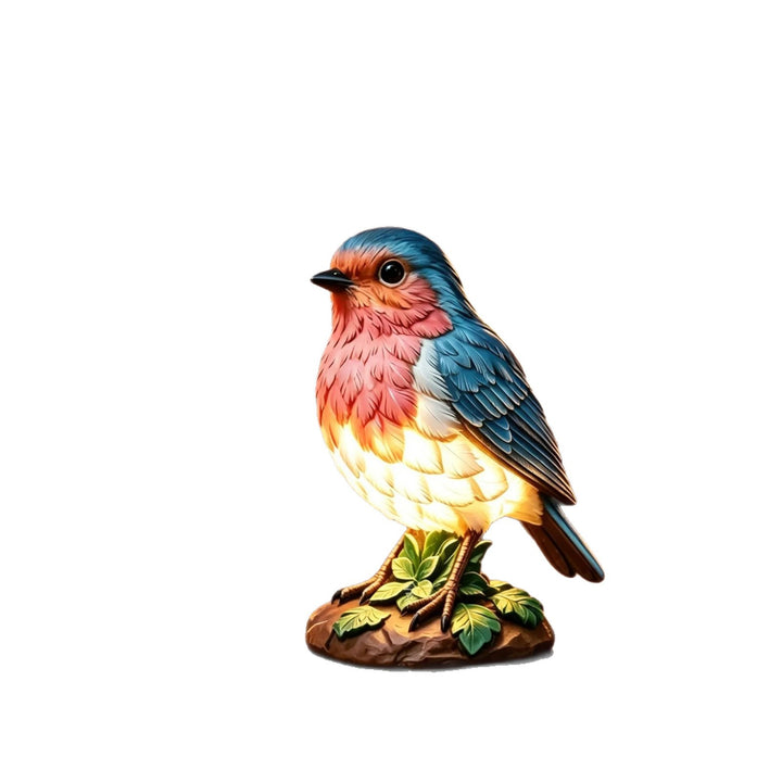 Realistic bird table lamp accent nightlight Bowlift