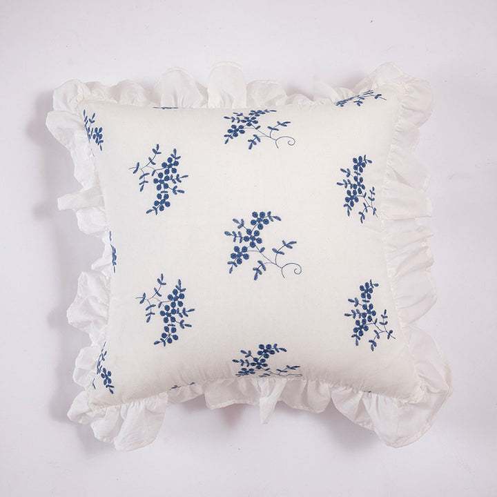 Decorative Ruffled Throw Pillow