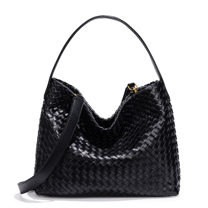 Textured Woven Hobo Bag Bowlift