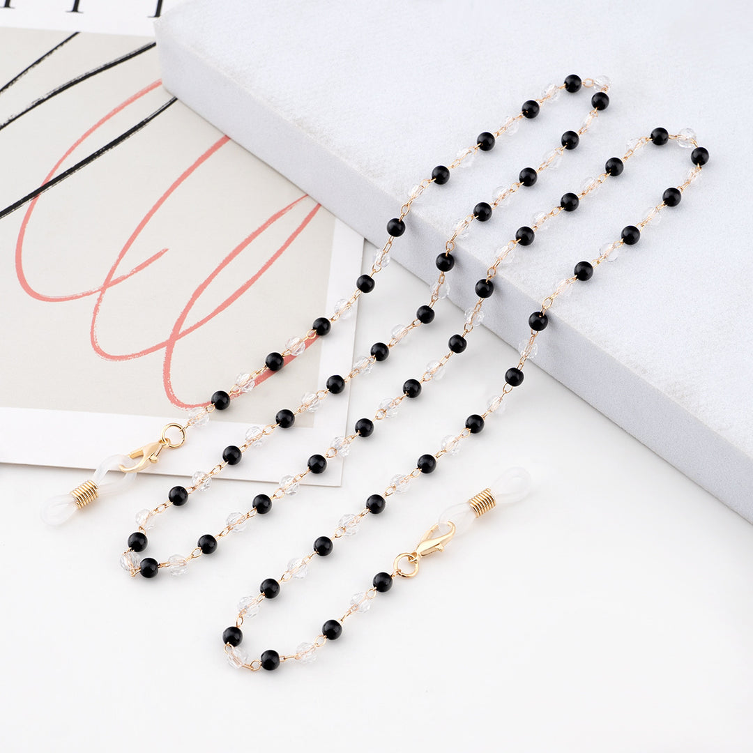 Elegant Beaded Eyewear Retainer Bowlift