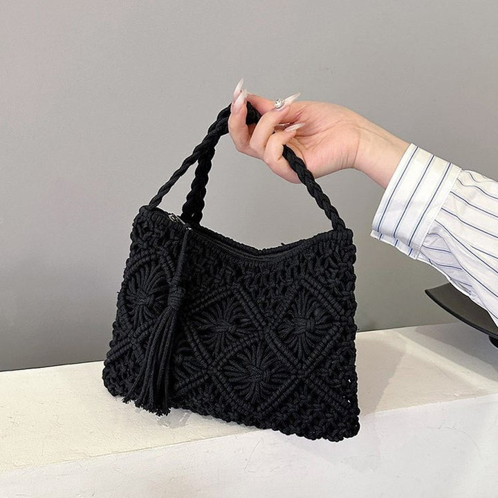 Handmade Macrame Shoulder Bag Bowlift
