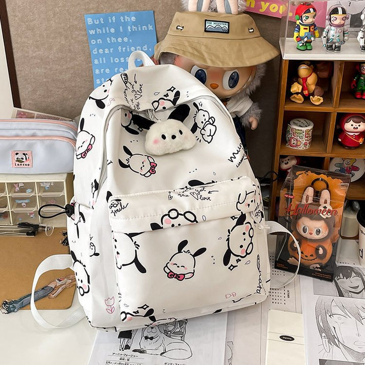 Cartoon Print Backpack Bowlift