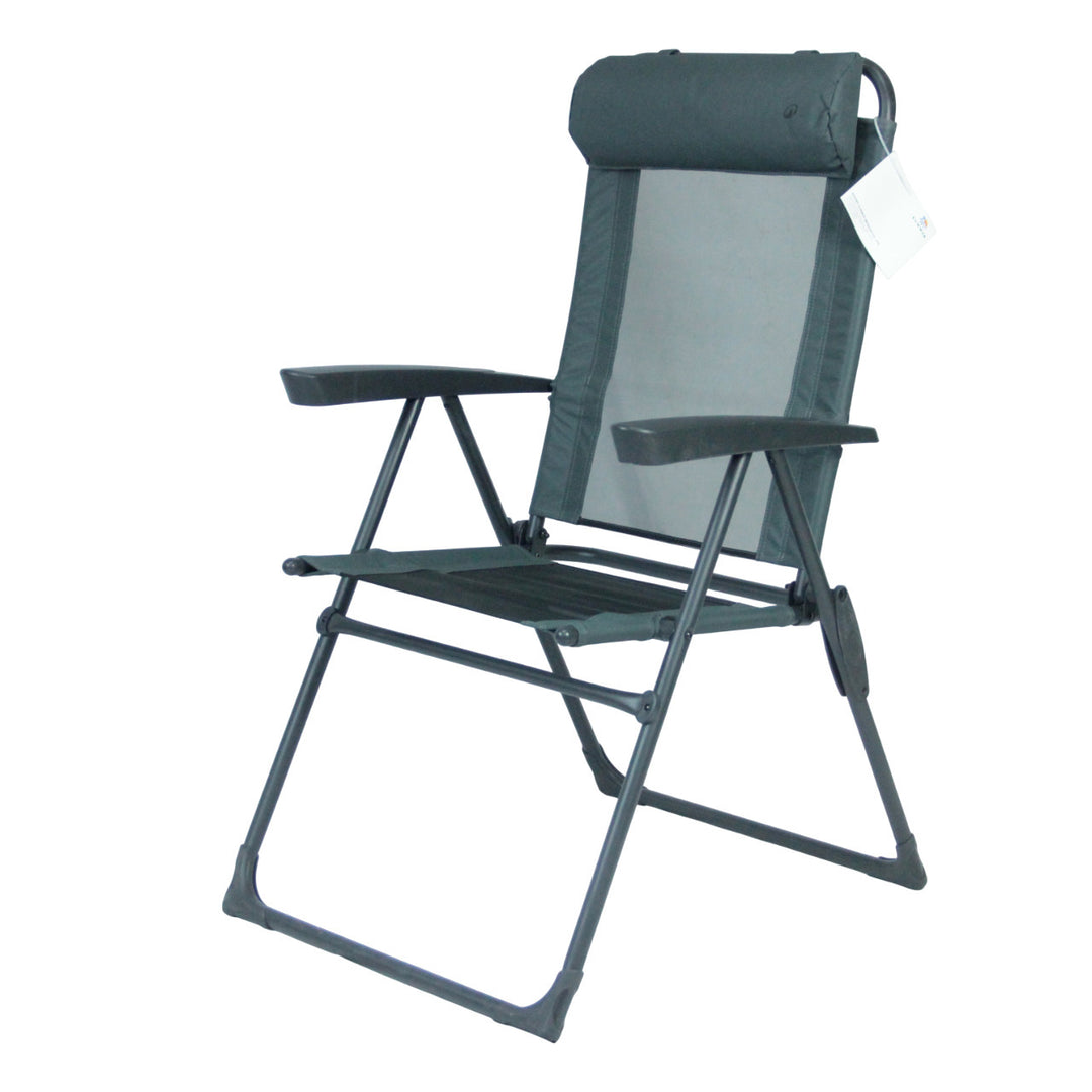 Recliner with ergonomic headrest and folding mechanism Bowlift