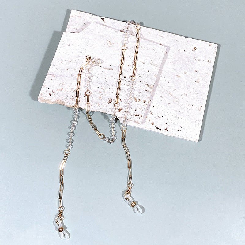 Fashionable Jewelry Holder Chain Made of Glossy Metal Bowlift