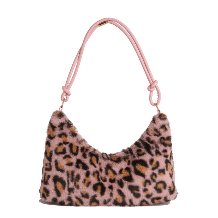 WoLuxurious Faux Fur Hobo Bag Bowlift