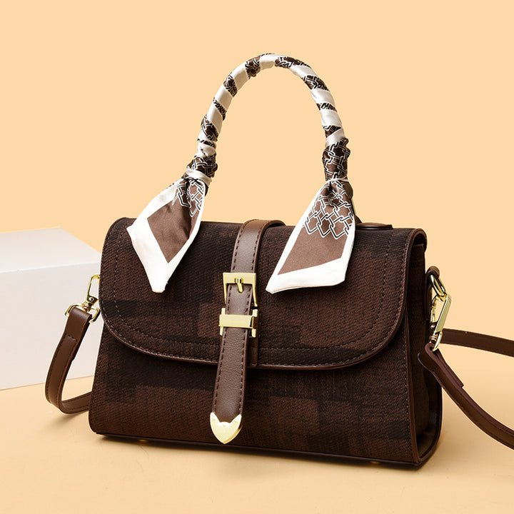 Decorative Scarf Accent Handbag Bowlift