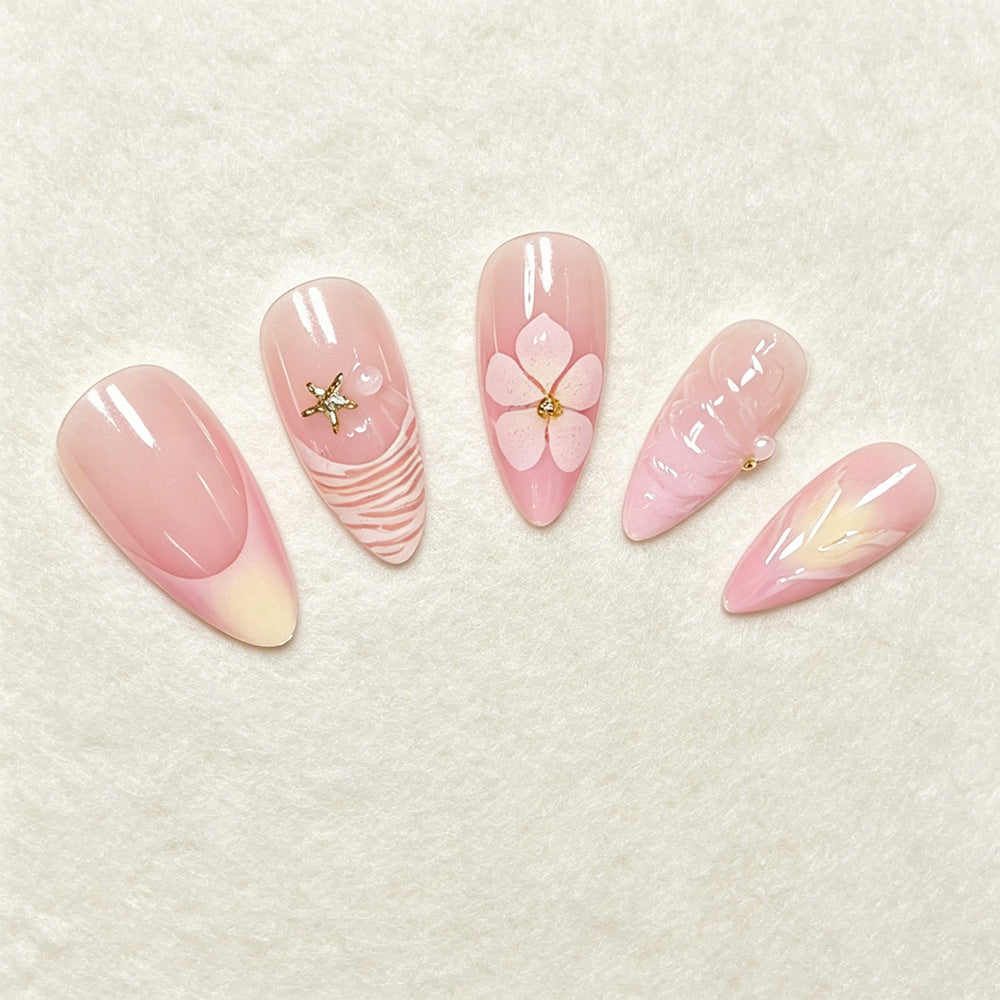 Decorative Press-On Nail Art Set Bowlift