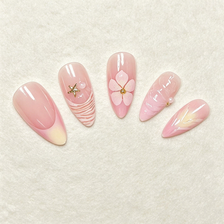 Decorative Press-On Nail Art Set Bowlift